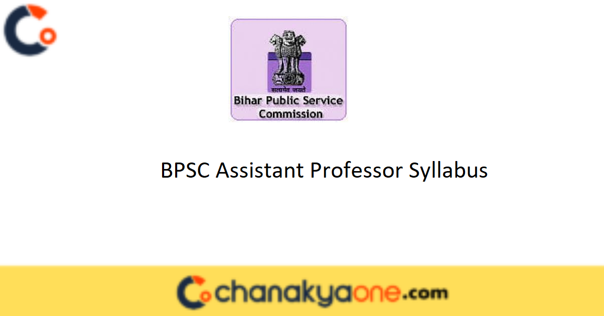 BPSC Assistant Professor Syllabus