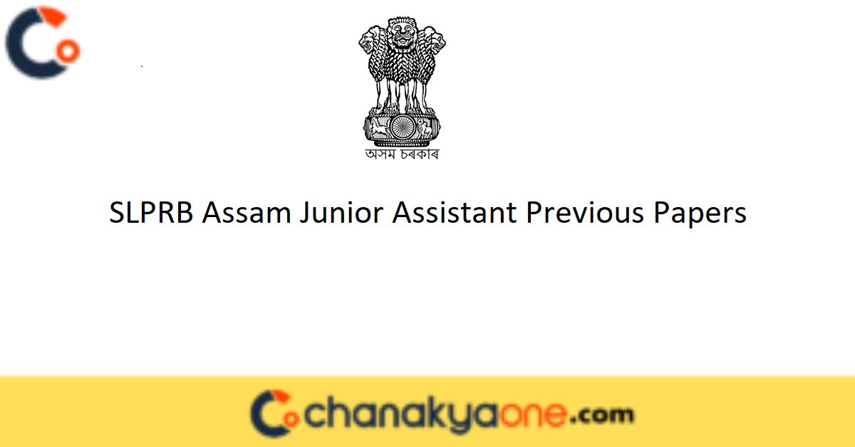 SLPRB Assam Junior Assistant Previous Papers