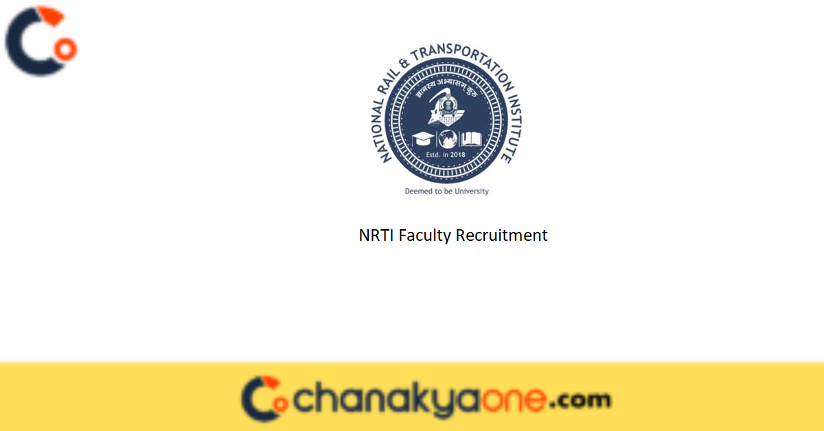 NRTI Faculty Recruitment